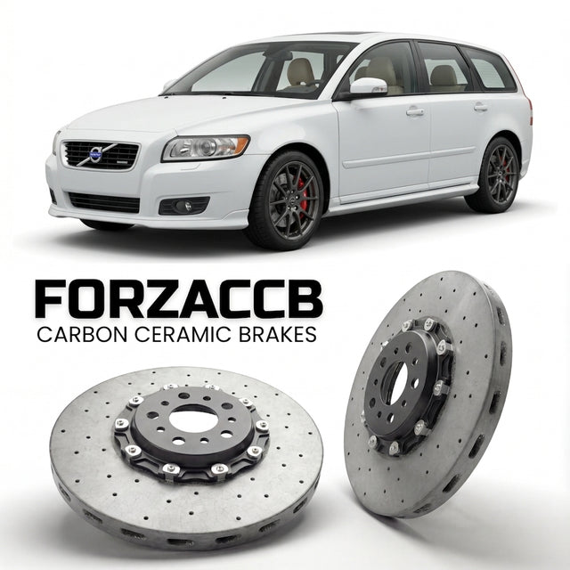 Carbon Ceramic Brake Rotors for Volvo V50 facelift 2007 (2007-2012) | CCB OEM Replacement / Conversion Upgrade Kit
