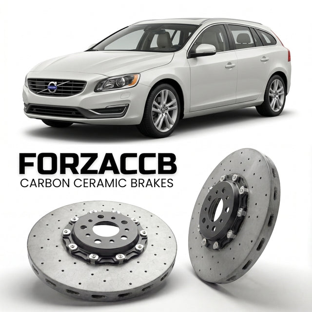 Carbon Ceramic Brake Rotors for Volvo V60 I (2010-2015) | CCB OEM Replacement / Conversion Upgrade Kit