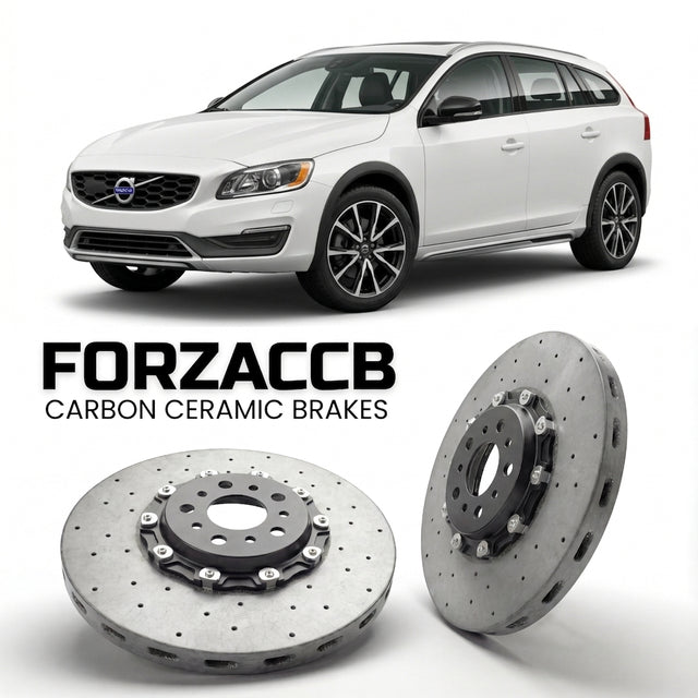 Carbon Ceramic Brake Rotors for Volvo V60 I Cross Country (2015-2018) | CCB OEM Replacement / Conversion Upgrade Kit