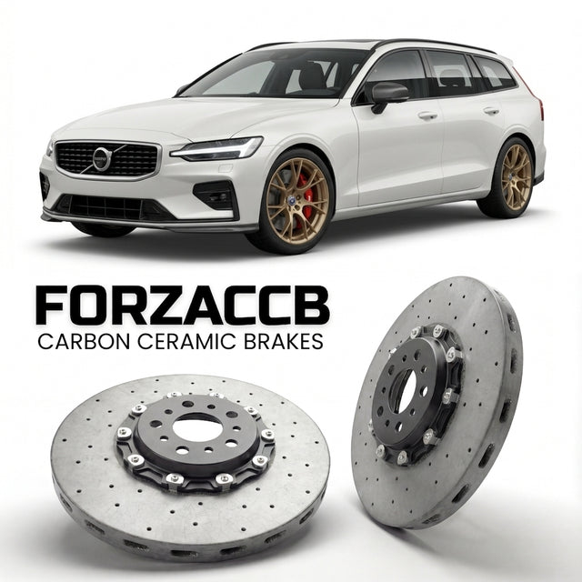 Carbon Ceramic Brake Rotors for Volvo V60 II (2018+) | CCB OEM Replacement / Conversion Upgrade Kit