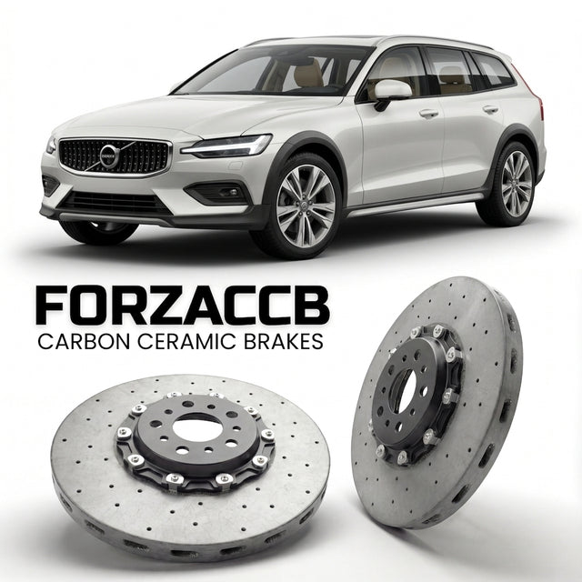 Carbon Ceramic Brake Rotors for Volvo V60 II Cross Country (2018+) | CCB OEM Replacement / Conversion Upgrade Kit