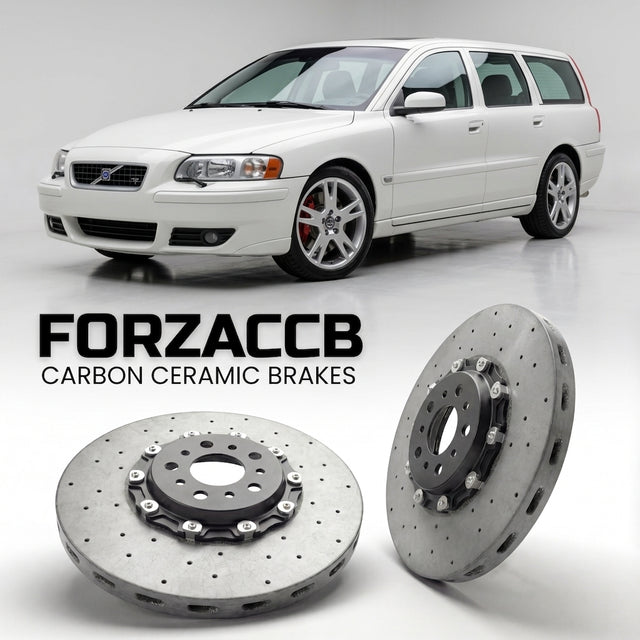 Carbon Ceramic Brake Rotors for Volvo V70 II (facelift 2004 (2005-2007) | CCB OEM Replacement / Conversion Upgrade Kit