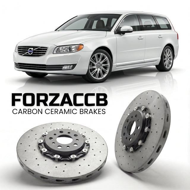 Carbon Ceramic Brake Rotors for Volvo V70 III (2007-2013) | CCB OEM Replacement / Conversion Upgrade Kit