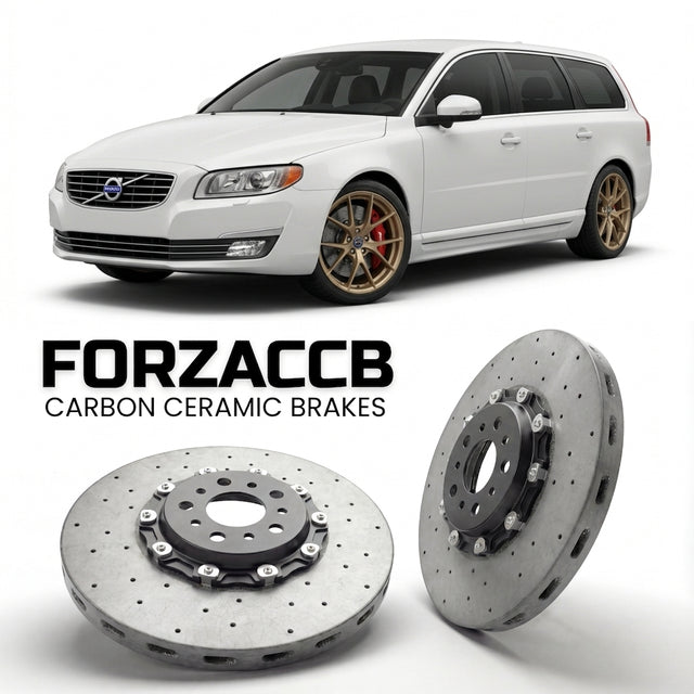 Carbon Ceramic Brake Rotors for Volvo V70 III (facelift 2013 (2013-2016) | CCB OEM Replacement / Conversion Upgrade Kit