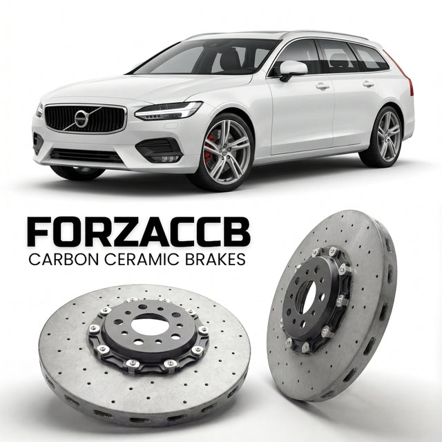 Carbon Ceramic Brake Rotors for Volvo V90 2016 (2016-2020) | CCB OEM Replacement / Conversion Upgrade Kit