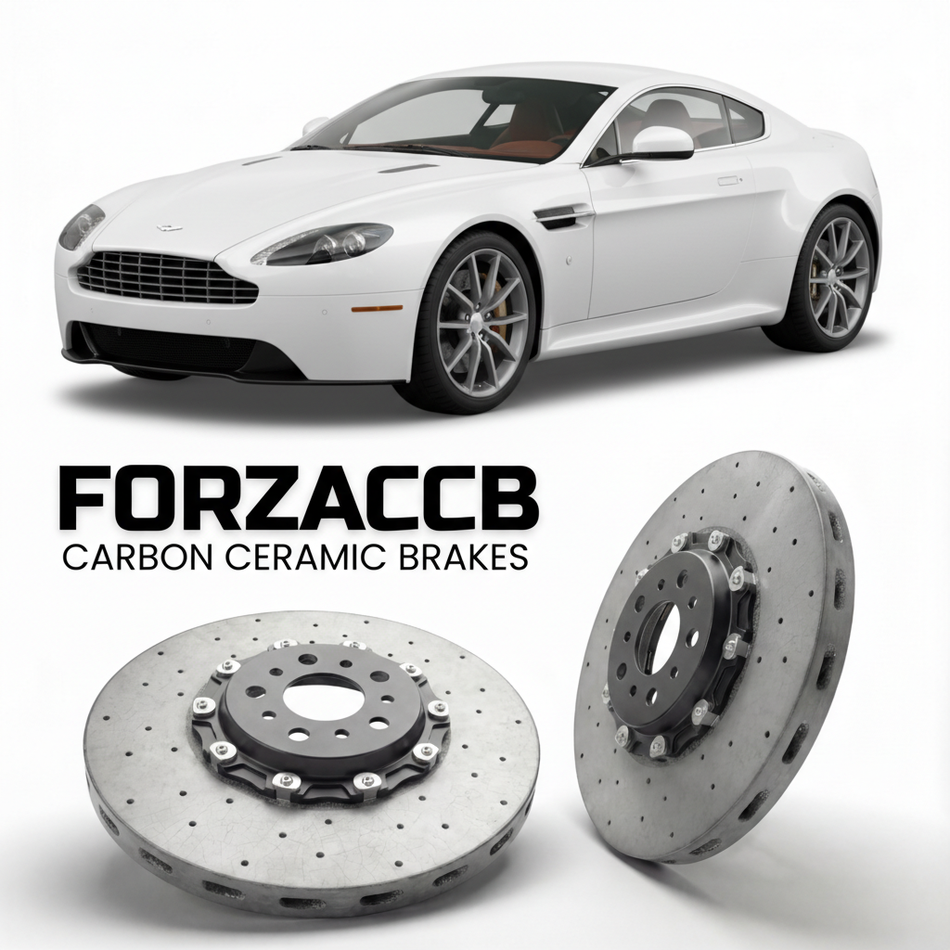 Carbon Ceramic Brake Rotors for Aston Martin Vantage VH (2005-2017) | CCB OEM Replacement / Conversion Upgrade Kit