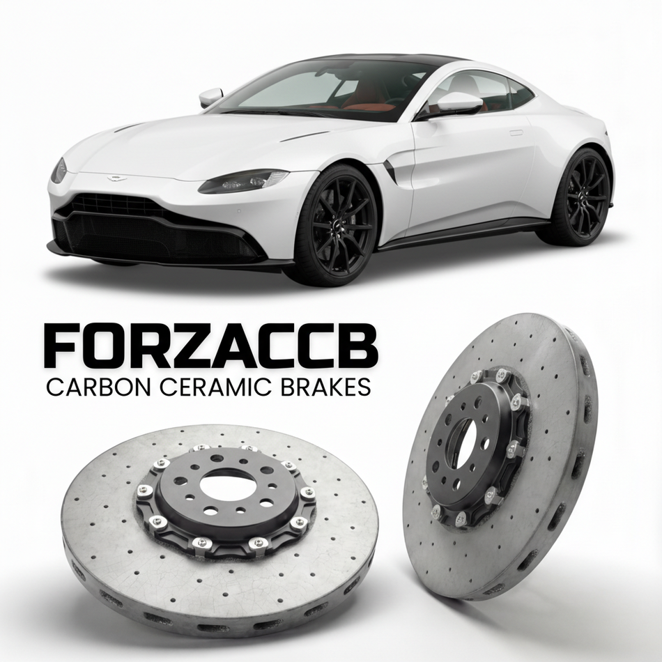 Carbon Ceramic Brake Rotors for Aston Martin Vantage (2018+) | CCB OEM Replacement / Conversion Upgrade Kit