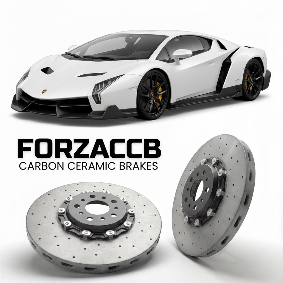 Carbon Ceramic Brake Rotors for Lamborghini Veneno (2013-2014) | CCB OEM Replacement / Conversion Upgrade Kit