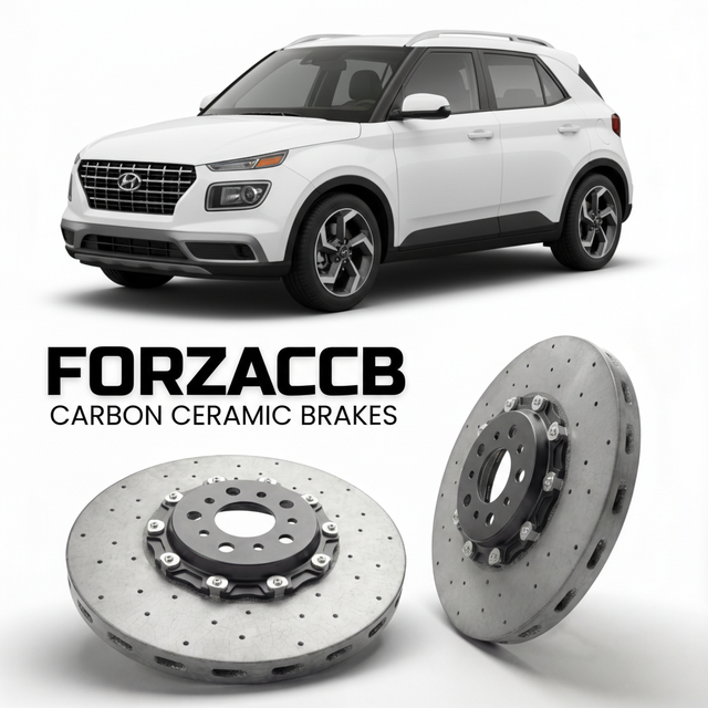 Carbon Ceramic Brake Rotors for Hyundai Venue (2020-2026) | CCB OEM Replacement / Conversion Upgrade Kit
