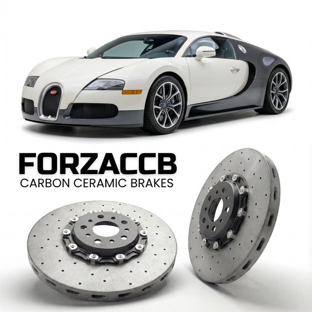 Carbon Ceramic Brake Rotors for Bugatti Veyron Coupe (2005-2011) | CCB OEM Replacement / Conversion Upgrade Kit