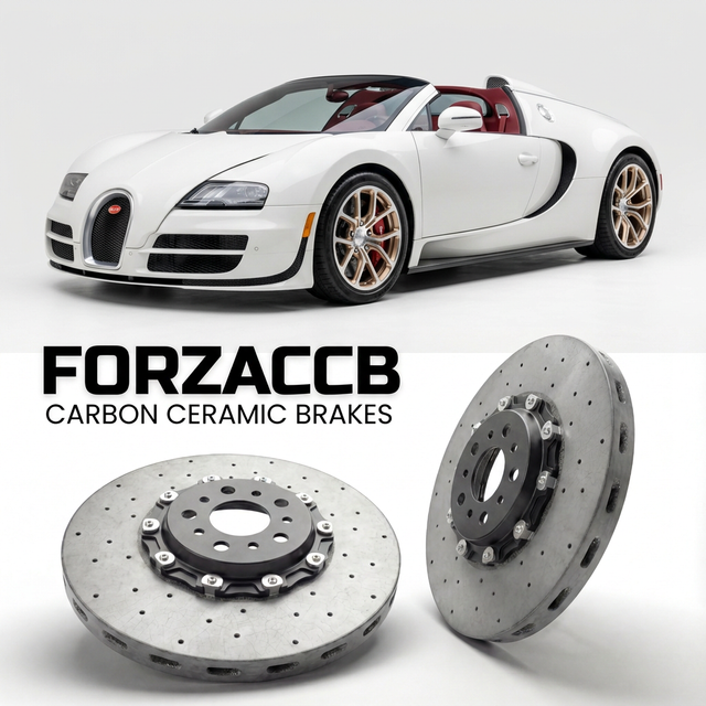 Carbon Ceramic Brake Rotors for Bugatti Veyron Targa (2009-2015) | CCB OEM Replacement / Conversion Upgrade Kit