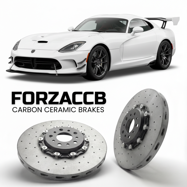 Carbon Ceramic Brake Rotors for Dodge Viper ACR Gen 5 (2016-2017) | CCB OEM Replacement / Conversion Upgrade Kit