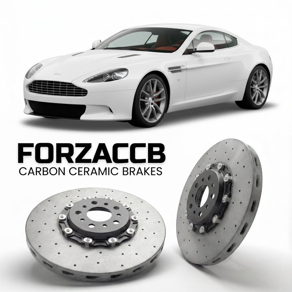 Carbon Ceramic Brake Rotors for Aston Martin Virage VH (2011-2012) | CCB OEM Replacement / Conversion Upgrade Kit