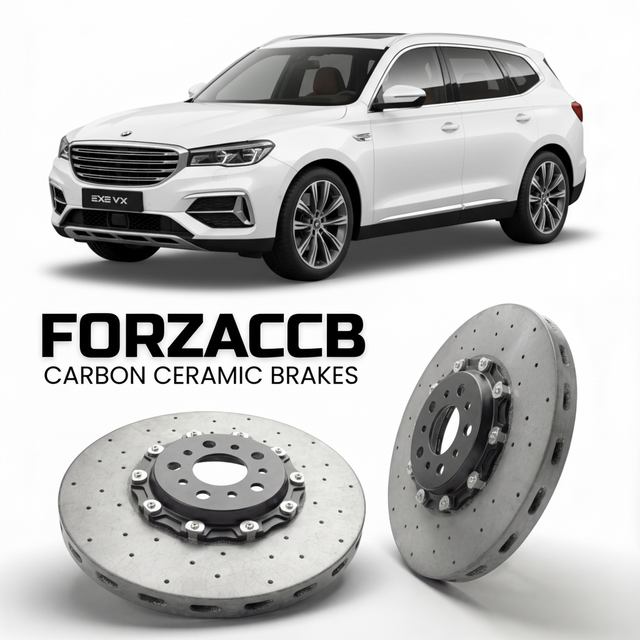 Carbon Ceramic Brake Rotors for Exeed VX (2021-2023) | CCB OEM Replacement / Conversion Upgrade Kit