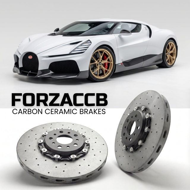 Carbon Ceramic Brake Rotors for Bugatti W16 Mistral (2024-2025) | CCB OEM Replacement / Conversion Upgrade Kit