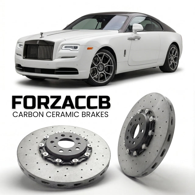 Carbon Ceramic Brake Rotors for Rolls-Royce Wraith (2013+) | CCB OEM Replacement / Conversion Upgrade Kit