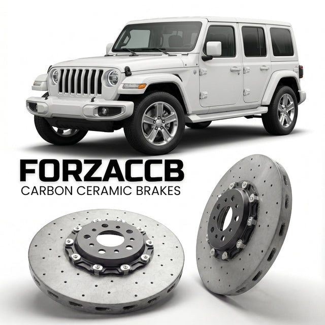 Carbon Ceramic Brake Rotors for Jeep Wrangler IV (JL (2017-2023) | CCB OEM Replacement / Conversion Upgrade Kit