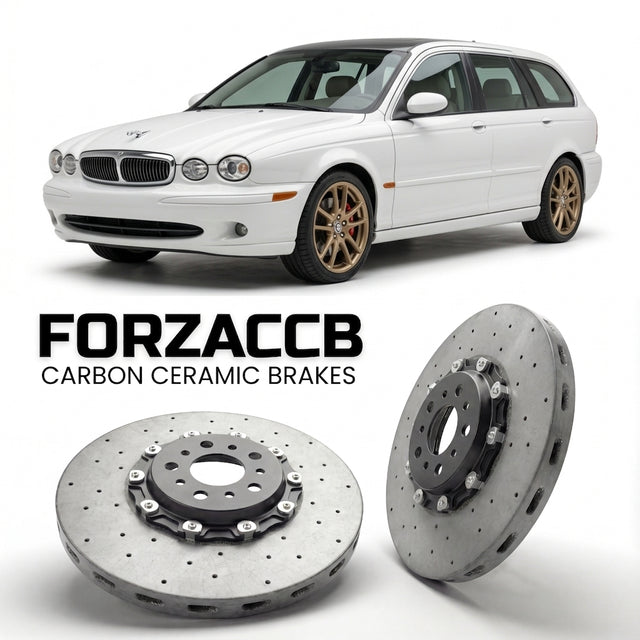 Carbon Ceramic Brake Rotors for Jaguar X-type Estate (2005-2009) | CCB OEM Replacement / Conversion Upgrade Kit
