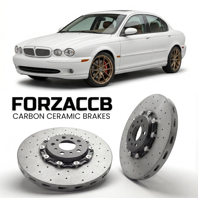 Carbon Ceramic Brake Rotors for Jaguar X-type X400 (2005-2009) | CCB OEM Replacement / Conversion Upgrade Kit