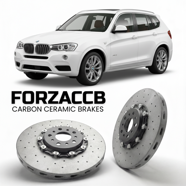 Carbon Ceramic Brake Rotors for BMW X3 F25 (2010-2017) | CCB OEM Replacement / Conversion Upgrade Kit