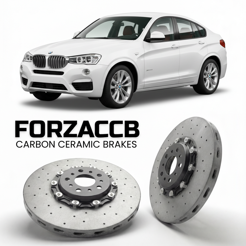 Carbon Ceramic Brake Rotors for BMW X4 F26 (2014-2018) | CCB OEM Replacement / Conversion Upgrade Kit
