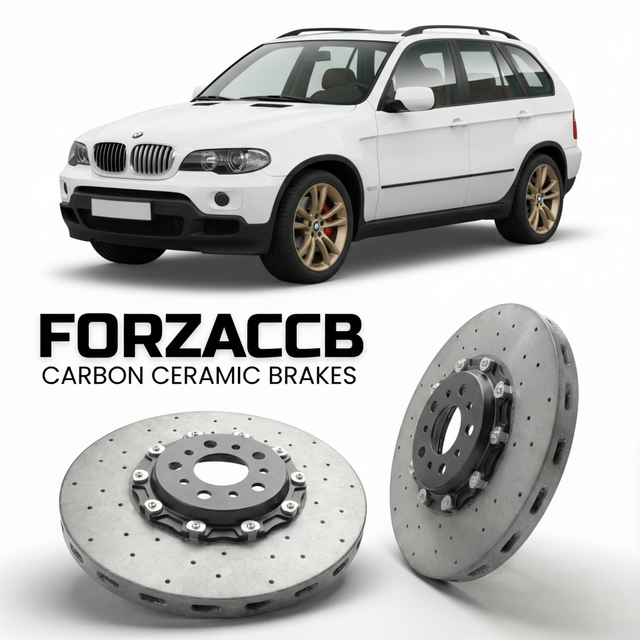 Carbon Ceramic Brake Rotors for BMW X5 E53 (2005-2006) | CCB OEM Replacement / Conversion Upgrade Kit