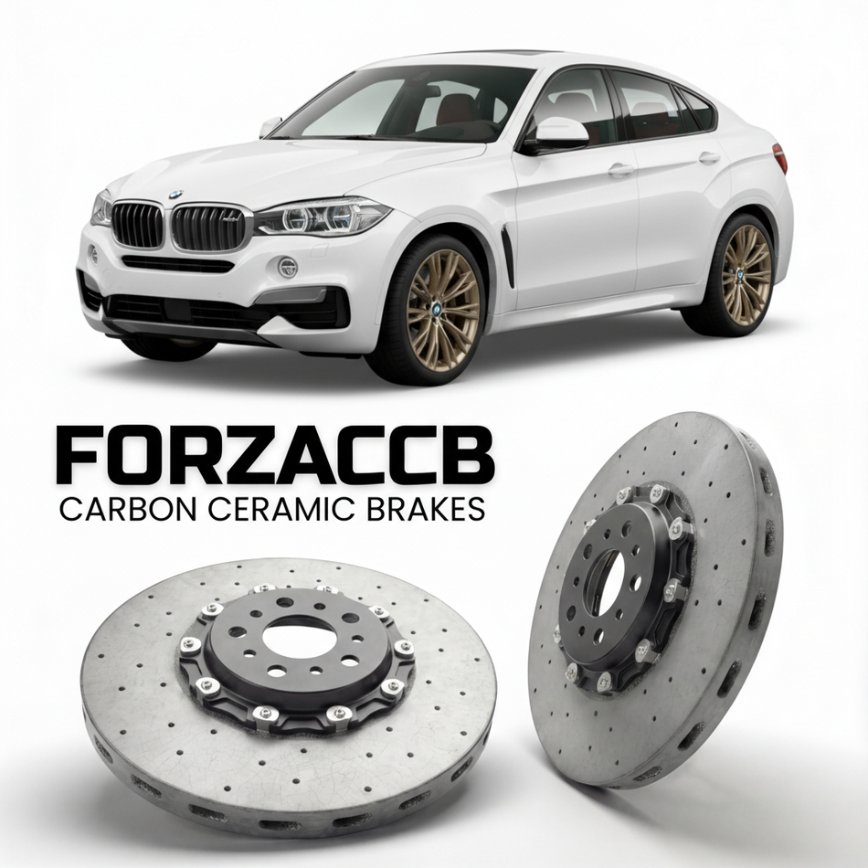 Carbon Ceramic Brake Rotors for BMW X6 F16 (2014-2019) | CCB OEM Replacement / Conversion Upgrade Kit