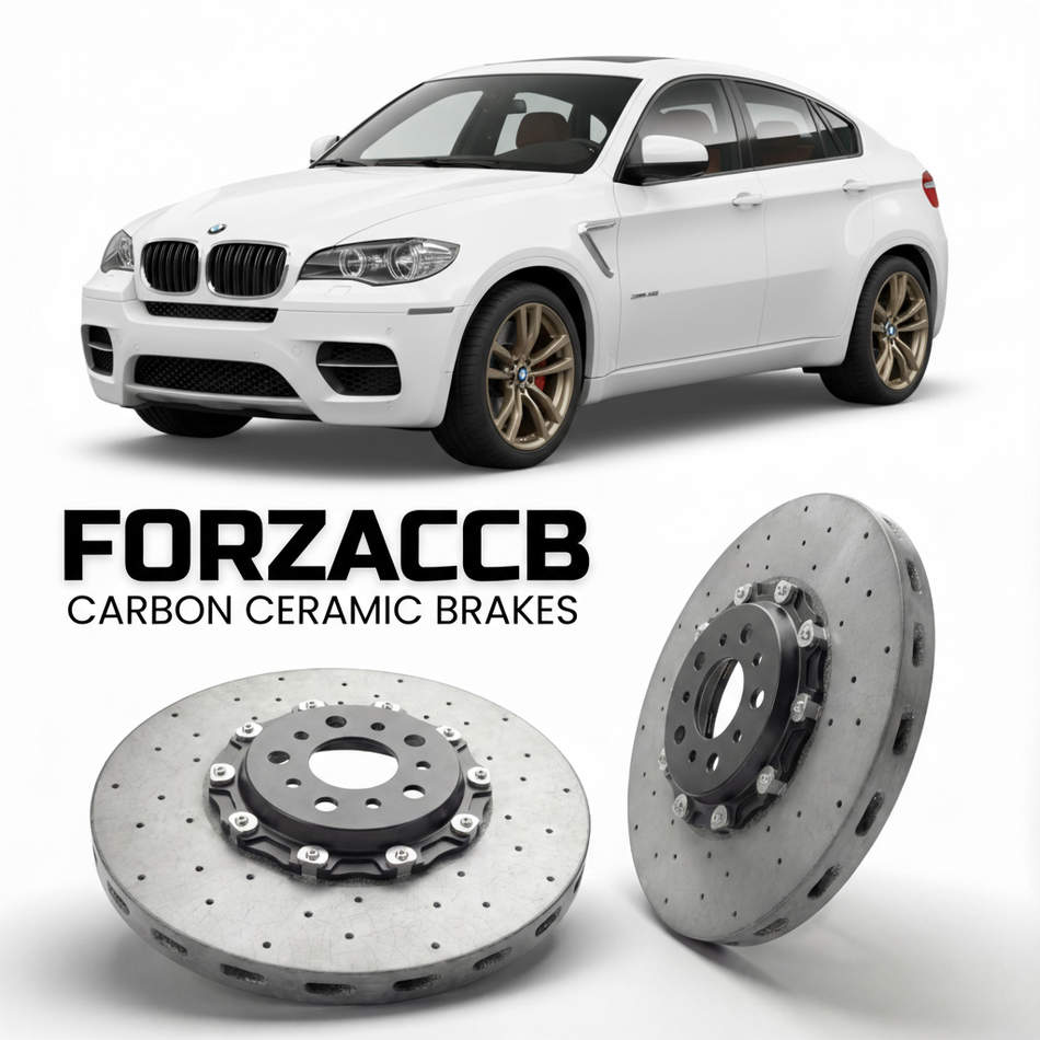 Carbon Ceramic Brake Rotors for BMW X6 M E71 (2009-2014) | CCB OEM Replacement / Conversion Upgrade Kit