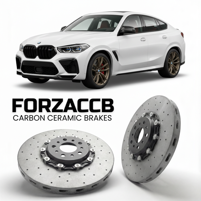Carbon Ceramic Brake Rotors for BMW X6 M F96 (2019+) | CCB OEM Replacement / Conversion Upgrade Kit