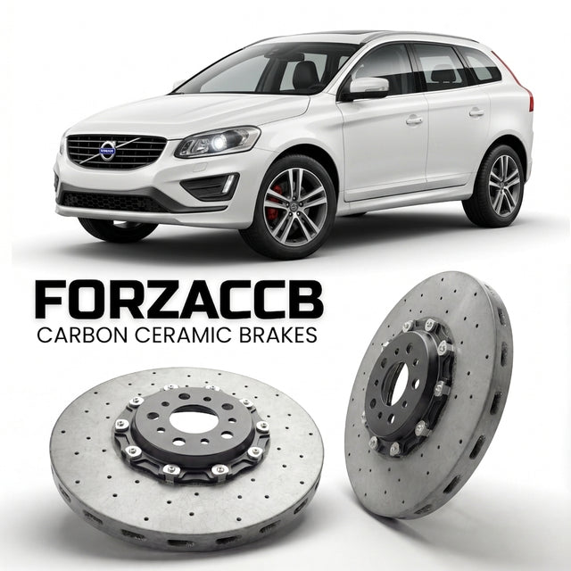 Carbon Ceramic Brake Rotors for Volvo XC60 I (2013 facelift (2013-2017) | CCB OEM Replacement / Conversion Upgrade Kit