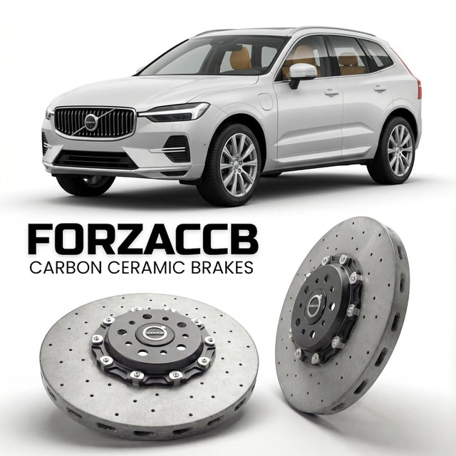 Carbon Ceramic Brake Rotors for Volvo XC60 II (facelift 2025 (2025+) | CCB OEM Replacement / Conversion Upgrade Kit