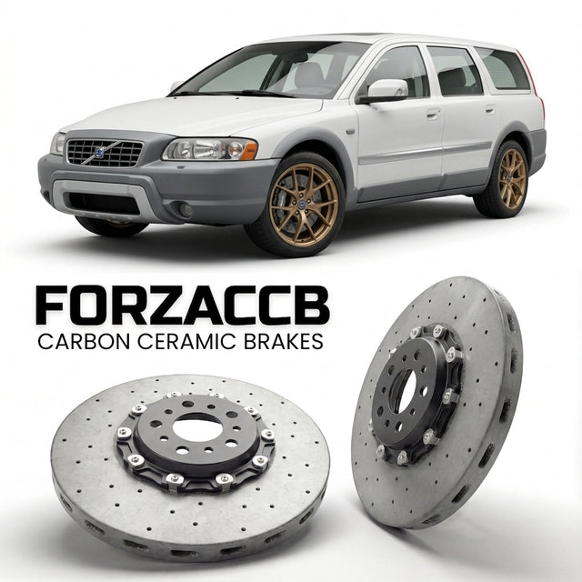 Carbon Ceramic Brake Rotors for Volvo XC70 I (facelift 2004 (2005-2007) | CCB OEM Replacement / Conversion Upgrade Kit