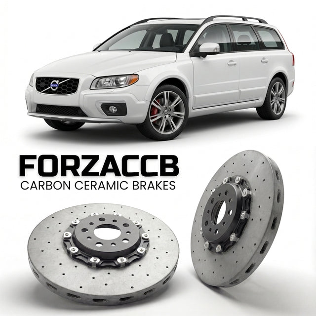 Carbon Ceramic Brake Rotors for Volvo XC70 II (facelift 2013 (2013-2016) | CCB OEM Replacement / Conversion Upgrade Kit