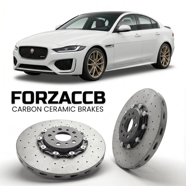 Carbon Ceramic Brake Rotors for Jaguar XE X760, facelift 2019 (2019-2020) | CCB OEM Replacement / Conversion Upgrade Kit