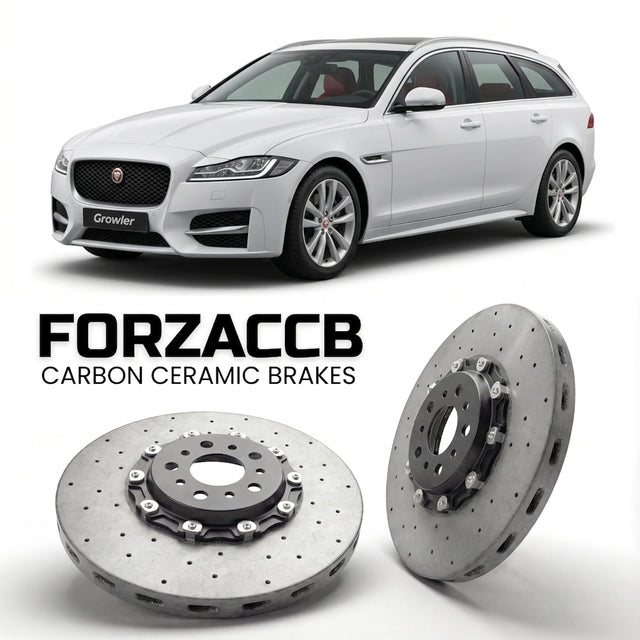 Carbon Ceramic Brake Rotors for Jaguar XF Sportbrake (X260 (2015-2020) | CCB OEM Replacement / Conversion Upgrade Kit