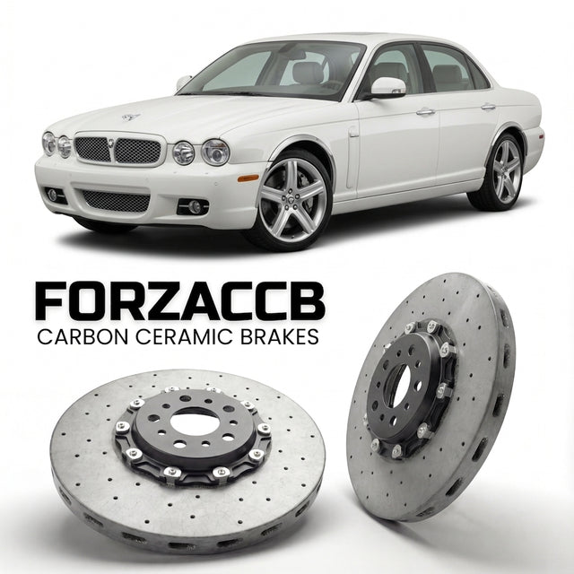 Carbon Ceramic Brake Rotors for Jaguar XJ Sovereign (X358 (2007-2009) | CCB OEM Replacement / Conversion Upgrade Kit