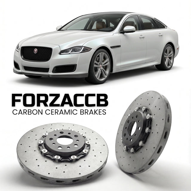 Carbon Ceramic Brake Rotors for Jaguar XJ Long (X351 facelift 2015 (2015-2019) | CCB OEM Replacement / Conversion Upgrade Kit