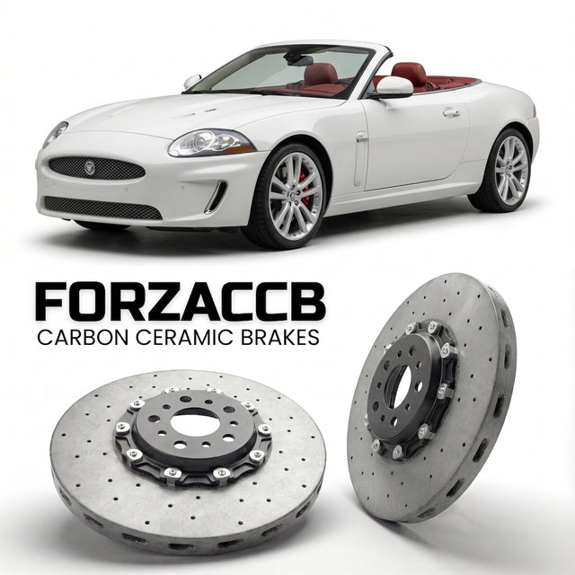Carbon Ceramic Brake Rotors for Jaguar XK Convertible (X100 (2005-2005) | CCB OEM Replacement / Conversion Upgrade Kit