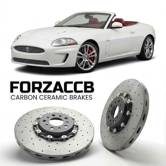 Carbon Ceramic Brake Rotors for Jaguar XK Convertible (X150 (2006-2009) | CCB OEM Replacement / Conversion Upgrade Kit