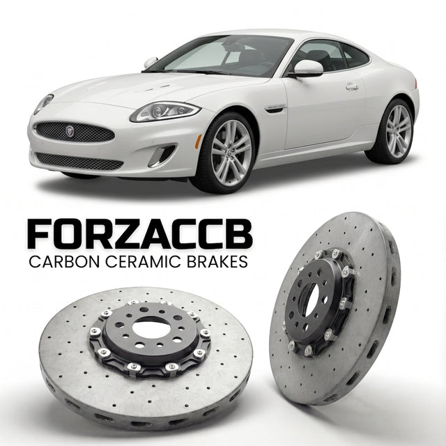 Carbon Ceramic Brake Rotors for Jaguar XK Coupe (X150, facelift 2009 (2009-2011) | CCB OEM Replacement / Conversion Upgrade Kit