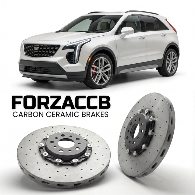 Carbon Ceramic Brake Rotors for Cadillac XT4 I (2018+) | CCB OEM Replacement / Conversion Upgrade Kit