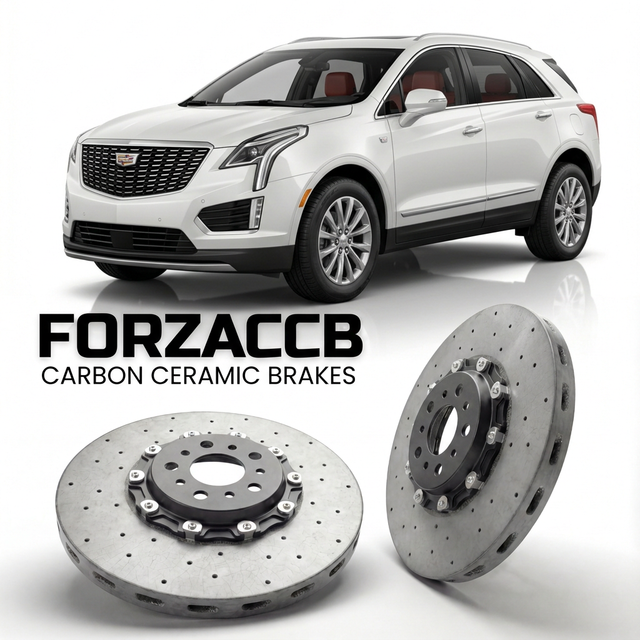 Carbon Ceramic Brake Rotors for Cadillac XT5 (2016-2020) | CCB OEM Replacement / Conversion Upgrade Kit