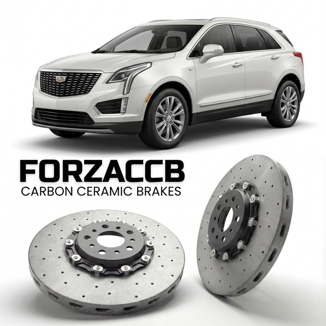 Carbon Ceramic Brake Rotors for Cadillac XT5 facelift 2020 (2020+) | CCB OEM Replacement / Conversion Upgrade Kit