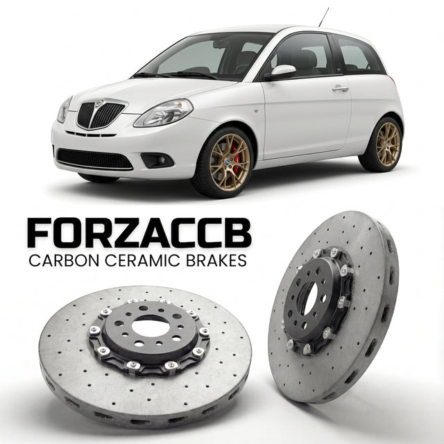 Carbon Ceramic Brake Rotors for Lancia Ypsilon 843 (2005-2006) | CCB OEM Replacement / Conversion Upgrade Kit