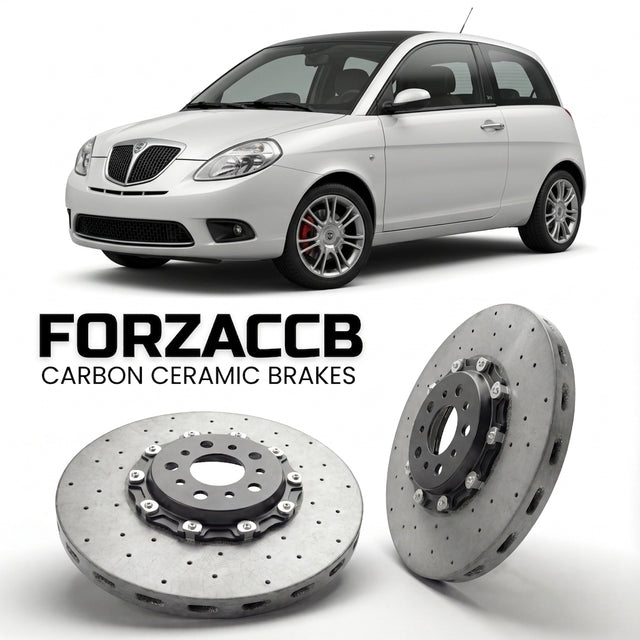 Carbon Ceramic Brake Rotors for Lancia Ypsilon 843, facelift 2006 (2006-2011) | CCB OEM Replacement / Conversion Upgrade Kit