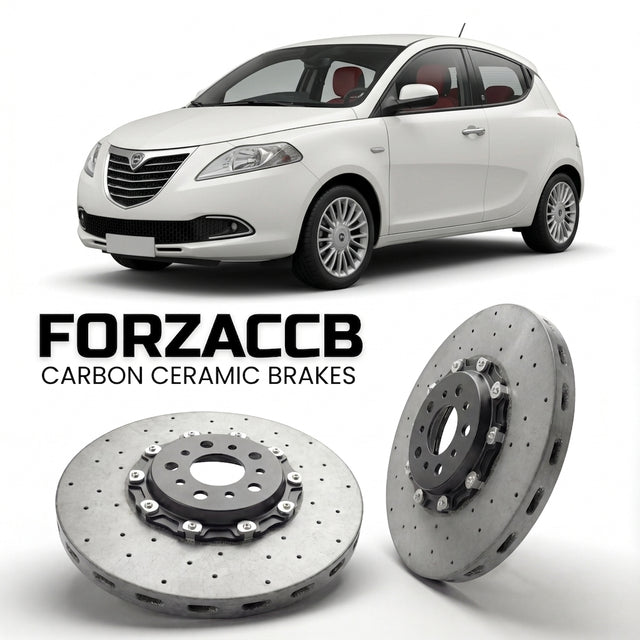 Carbon Ceramic Brake Rotors for Lancia Ypsilon 846 (2011-2015) | CCB OEM Replacement / Conversion Upgrade Kit