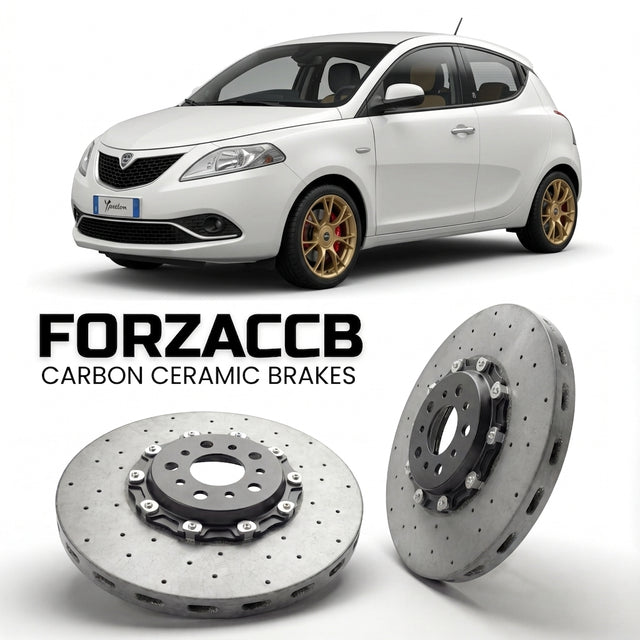 Carbon Ceramic Brake Rotors for Lancia Ypsilon 846, facelift 2015 (2015-2018) | CCB OEM Replacement / Conversion Upgrade Kit