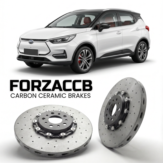 Carbon Ceramic Brake Rotors for BYD Yuan EV (2020-2021) | CCB OEM Replacement / Conversion Upgrade Kit