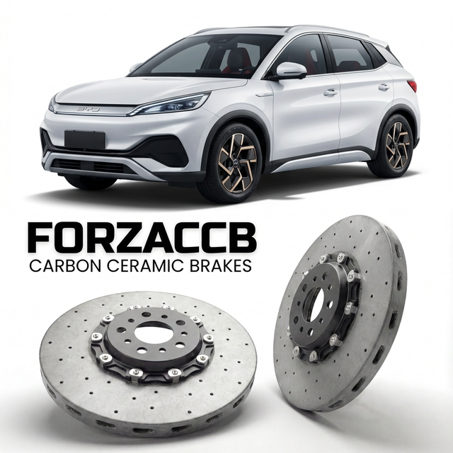 Carbon Ceramic Brake Rotors for BYD Yuan Plus (2022-2025) | CCB OEM Replacement / Conversion Upgrade Kit