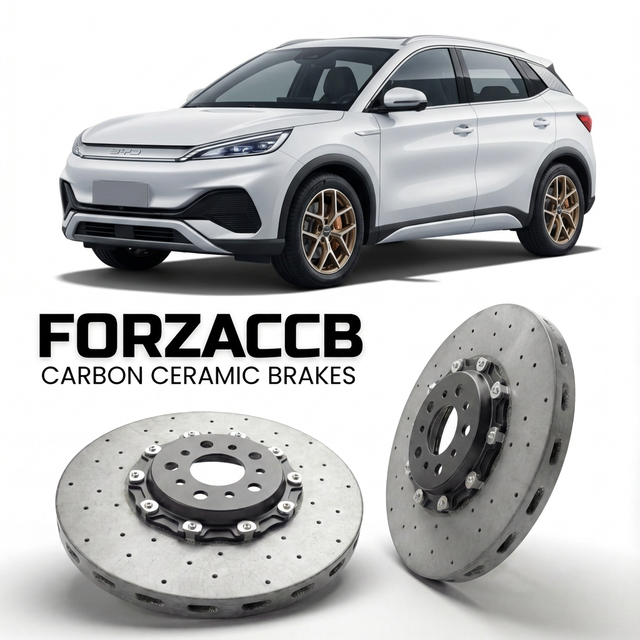 Carbon Ceramic Brake Rotors for BYD Yuan Plus facelift 2025 (2025+) | CCB OEM Replacement / Conversion Upgrade Kit